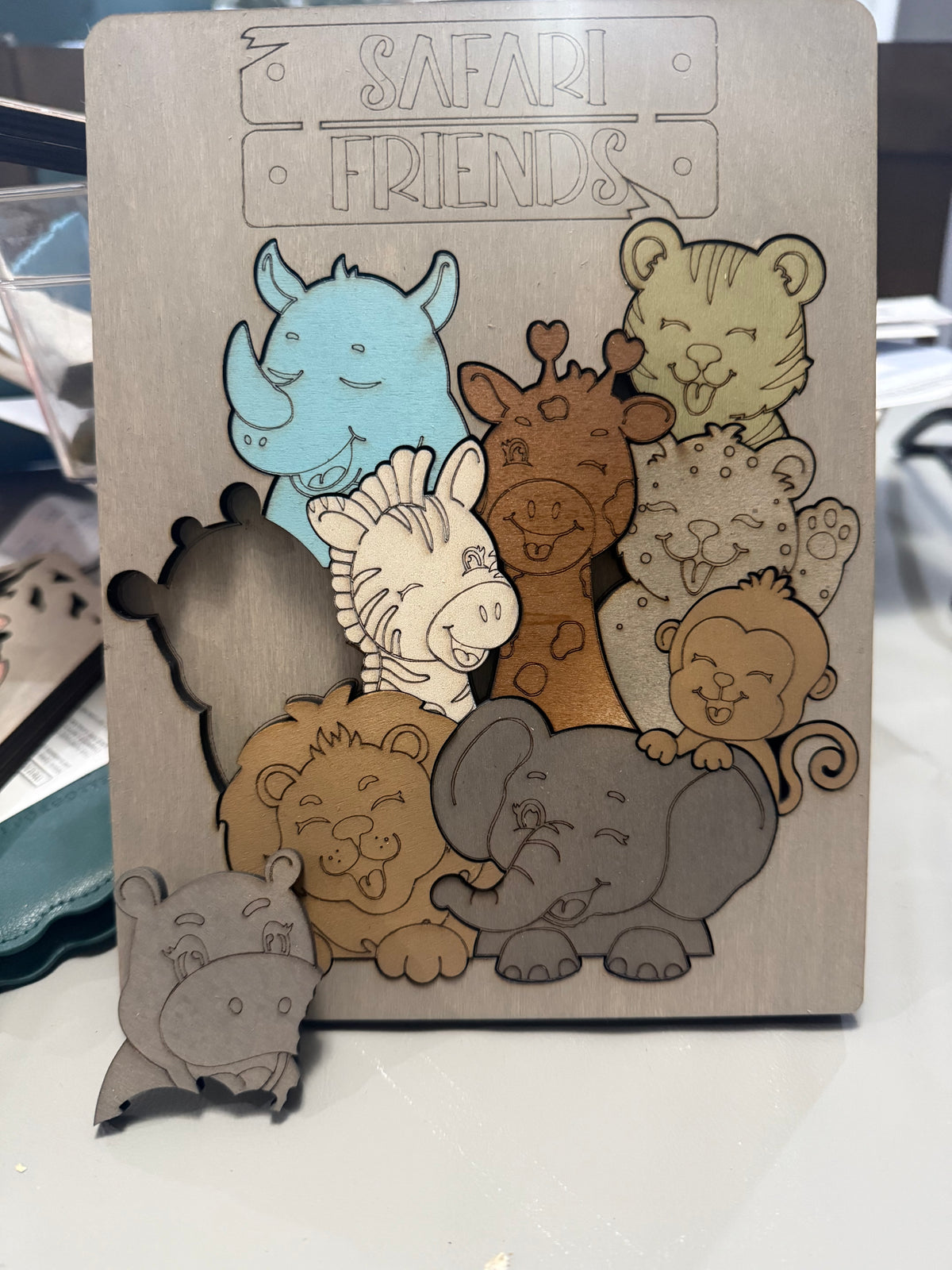 Safari Friends Wood Puzzle