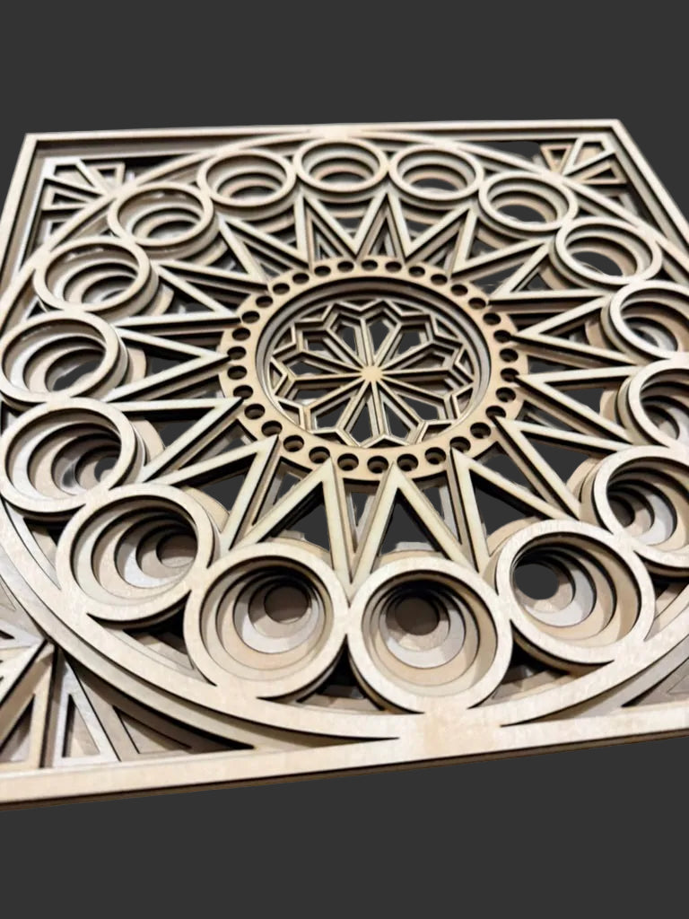Geometric Mandala Wall Art