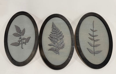 Leaf Triptych Wall Art (Set of 3)