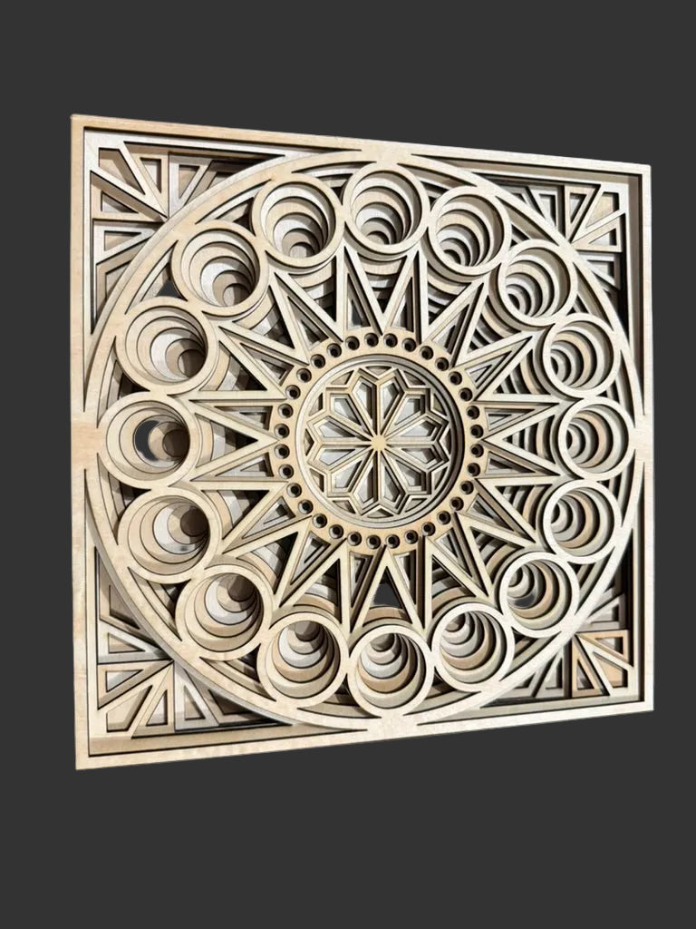 Geometric Mandala Wall Art