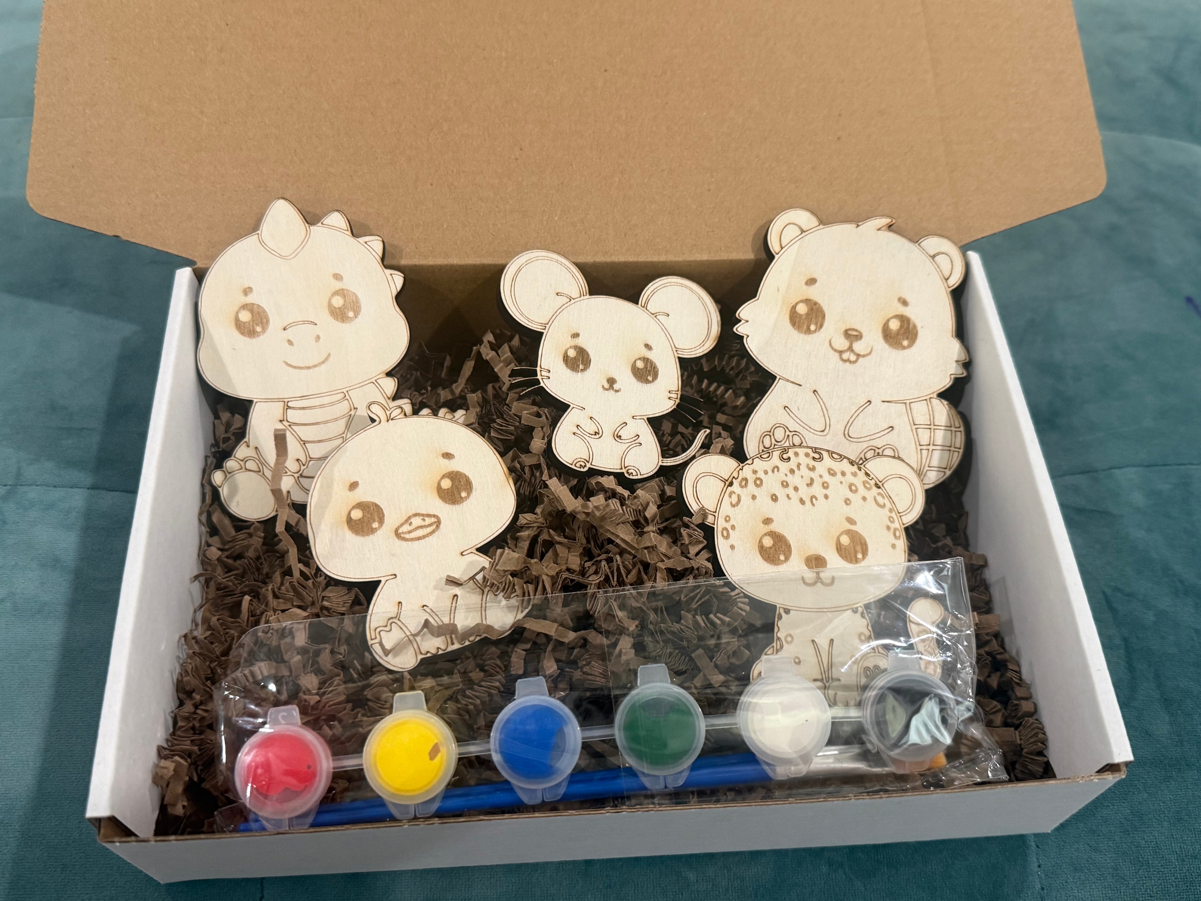 Paint-Your-Own Animal Friends Kit