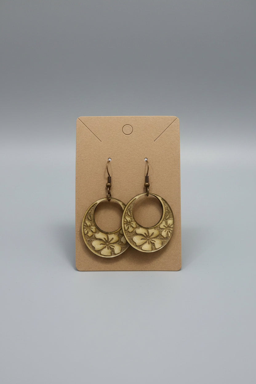 Dahlia Medallion Earrings