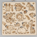 Jungle Animal Wood Puzzle