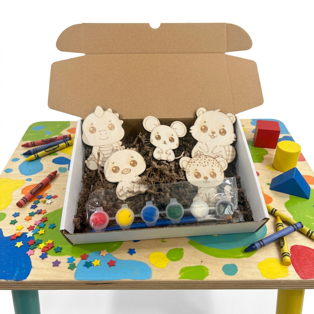 Paint-Your-Own Animal Friends Kit