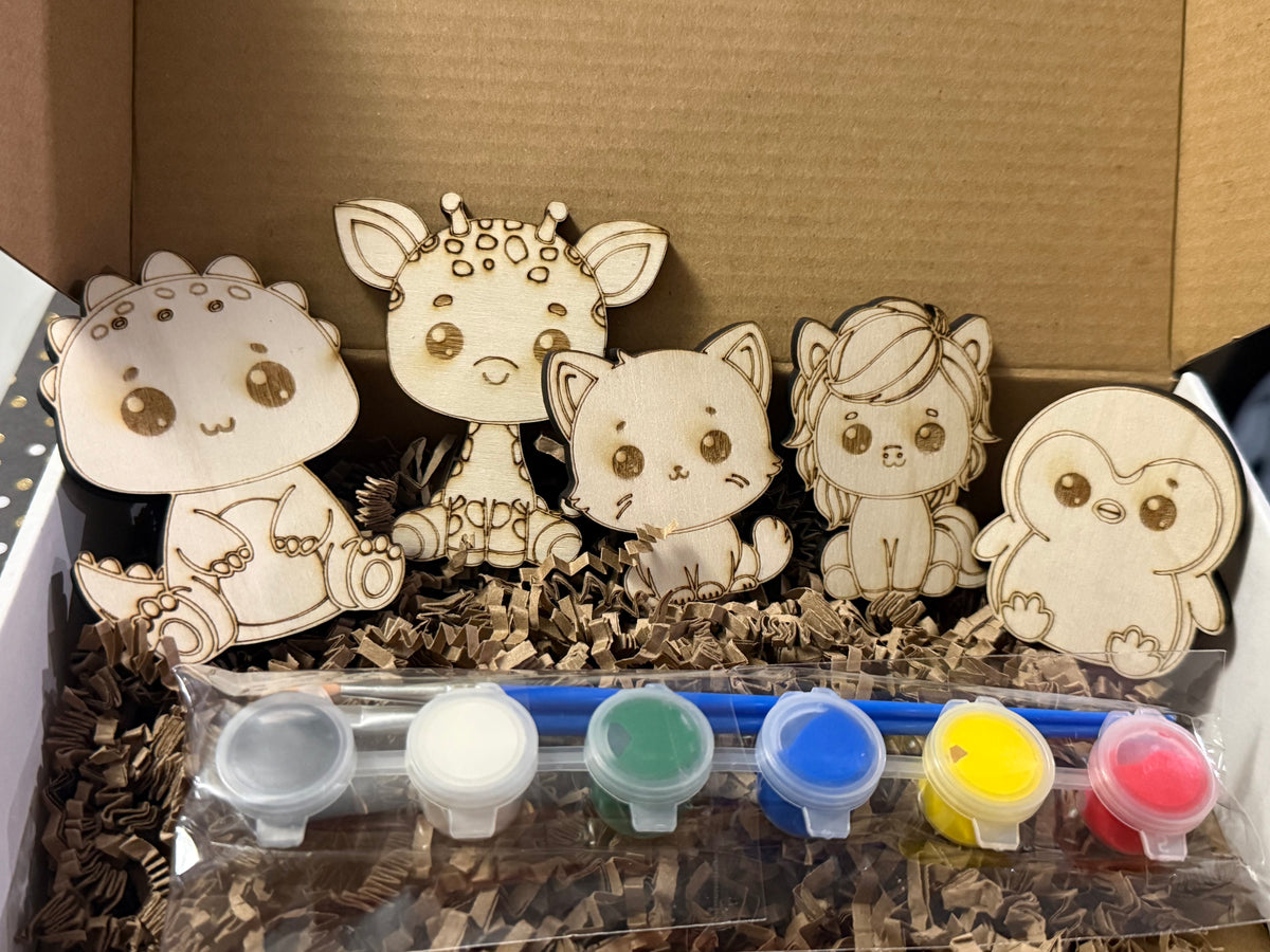Paint-Your-Own Animal Friends Kit