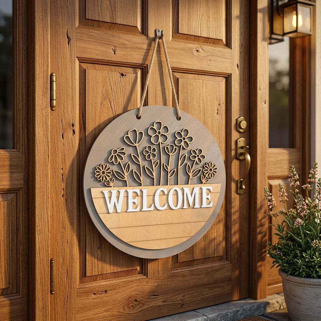 Wildflower Garden Welcome Sign
